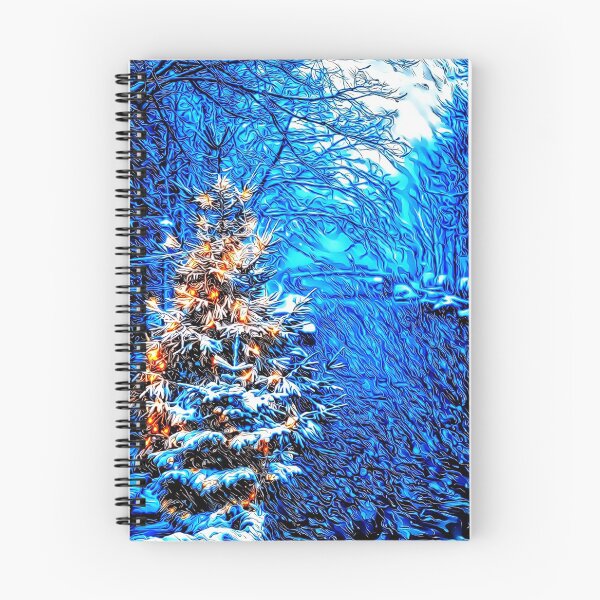 Item preview, Christmas Tree on Blue designed and sold by RitaMaye.