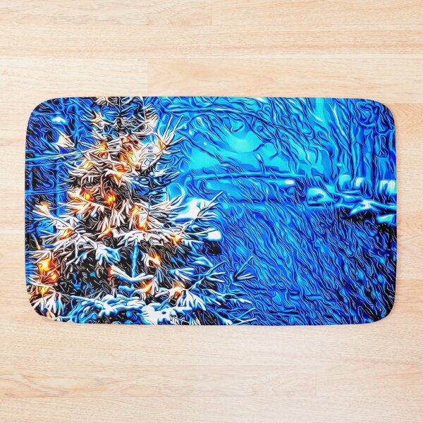 Item preview, Christmas Tree on Blue designed and sold by RitaMaye.