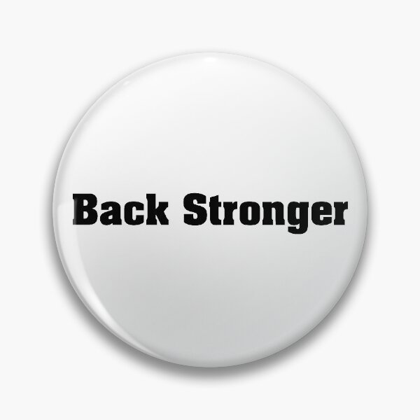 Item preview, Back Stronger | Black Print designed and sold by SJ Designs.