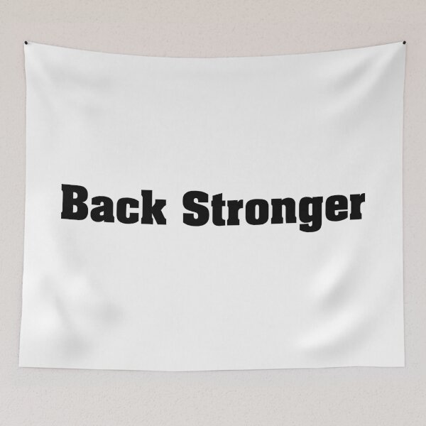 Item preview, Back Stronger | Black Print designed and sold by SJ Designs.