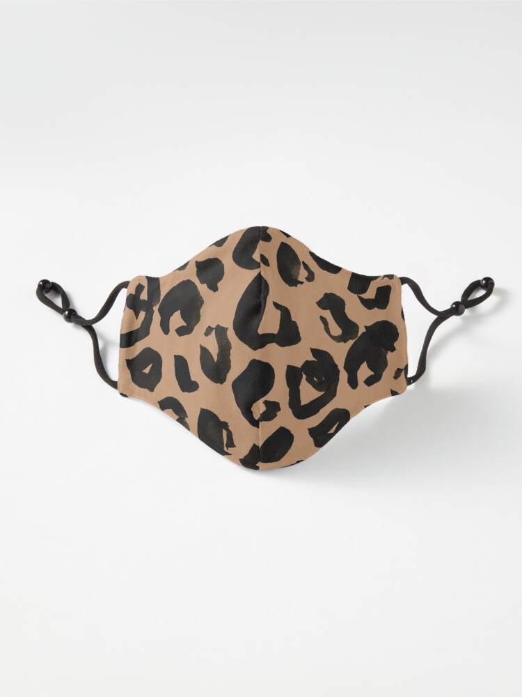 Alternate view of Leopard Print, Brown and Black and Tan Leopard Mask