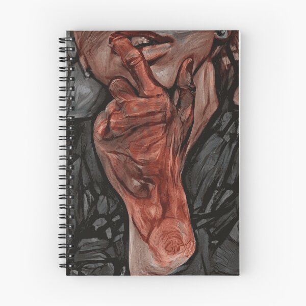 Item preview, Sensual Finger Bite - Abstract Digital Painting designed and sold by Canavas.