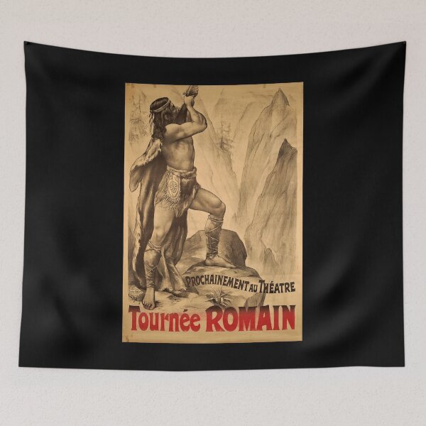 Item preview, retro tournee romain jules vernes designed and sold by CorasPosters.