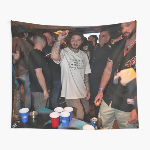 batlle post malones beerpongs Tapestry