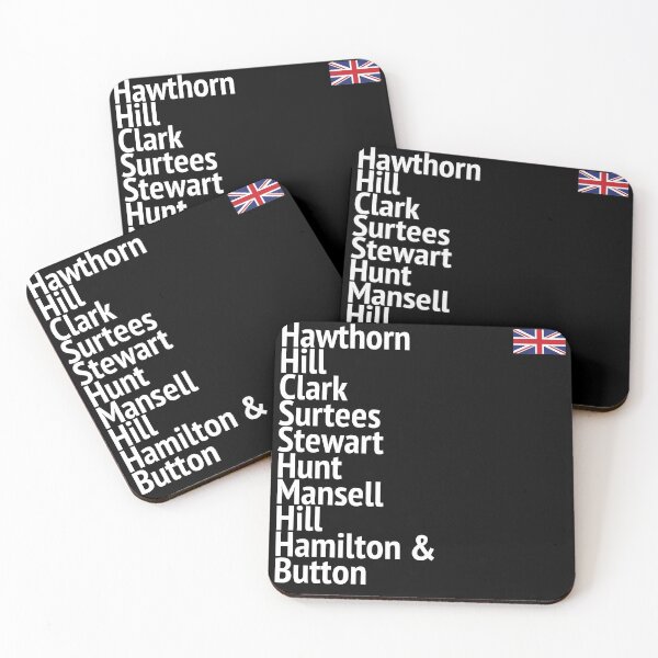 Item preview, British World Championship Winning Drivers designed and sold by jumbomcnutt.