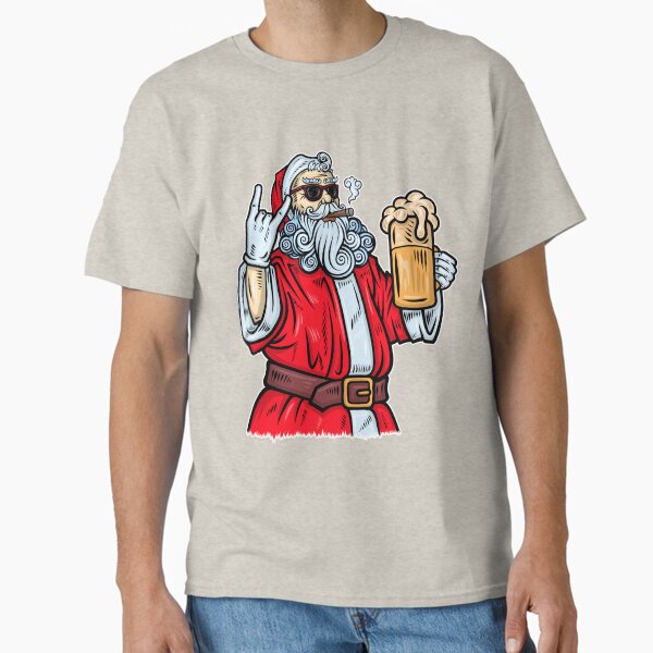 Item preview, Bad Santa Claus, Rock, Beer and Cigar designed and sold by Bruvi.