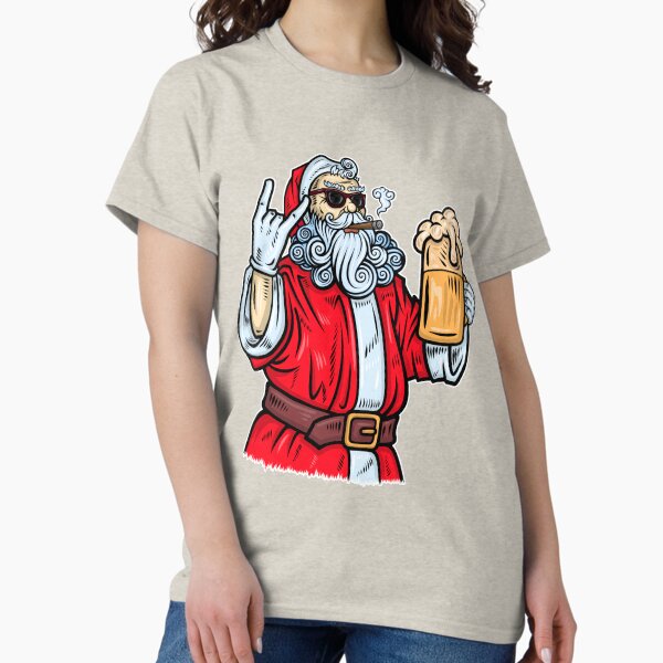 Item preview, Bad Santa Claus, Rock, Beer and Cigar designed and sold by Bruvi.