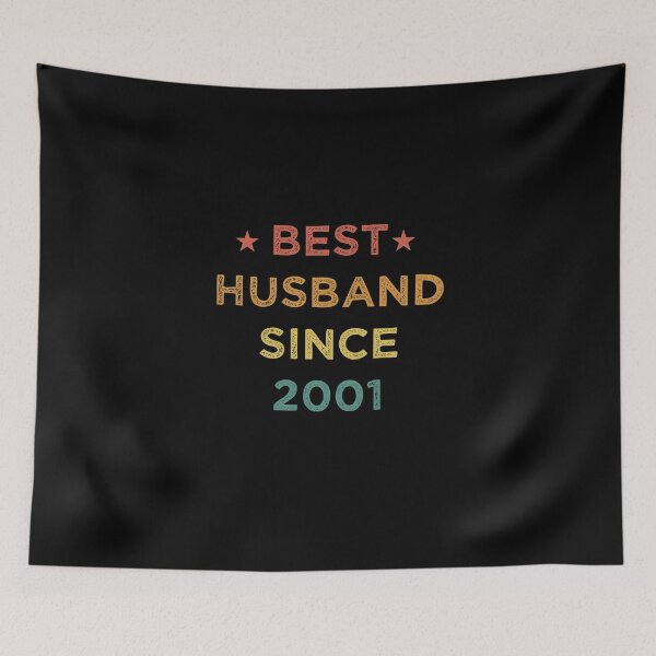 Item preview, Best Husband Since 2001 Funny Wedding Anniversary Gifts Vintage designed and sold by Chamssou.