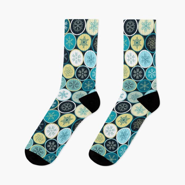 Item preview, Geometric seamless pattern with Snowflakes. designed and sold by Yuka-Krable.