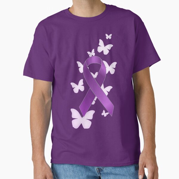 Item preview, Purple Awareness Ribbon with Butterflies designed and sold by Alondra.
