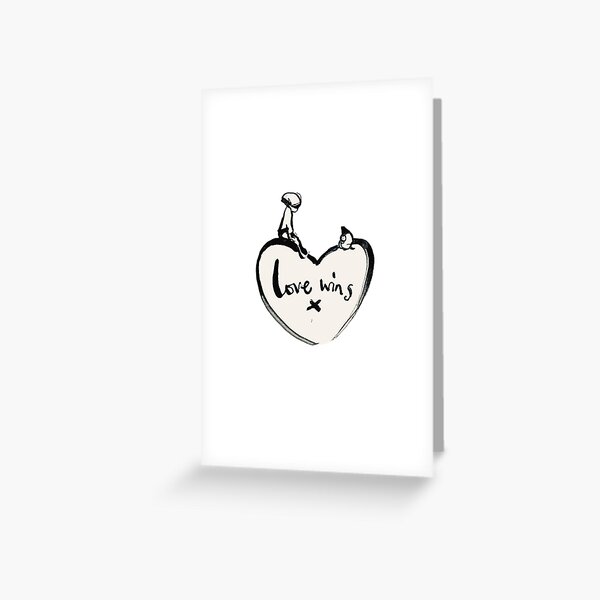 Charlie Mackesy Love Wins Greeting Card