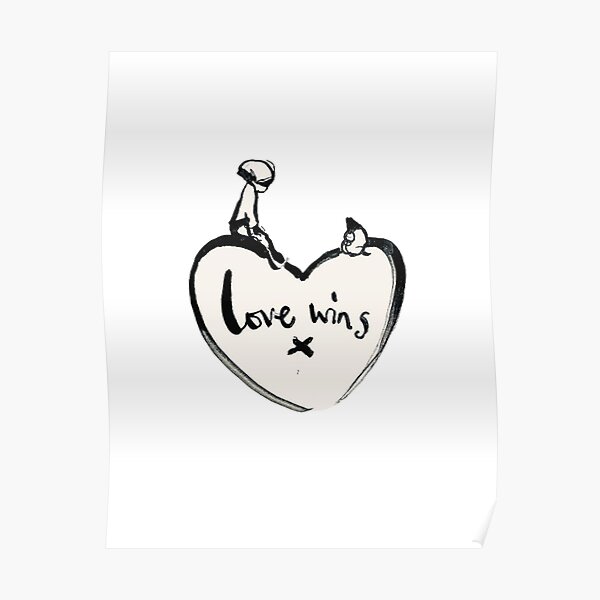 Charlie Mackesy Love Wins Poster