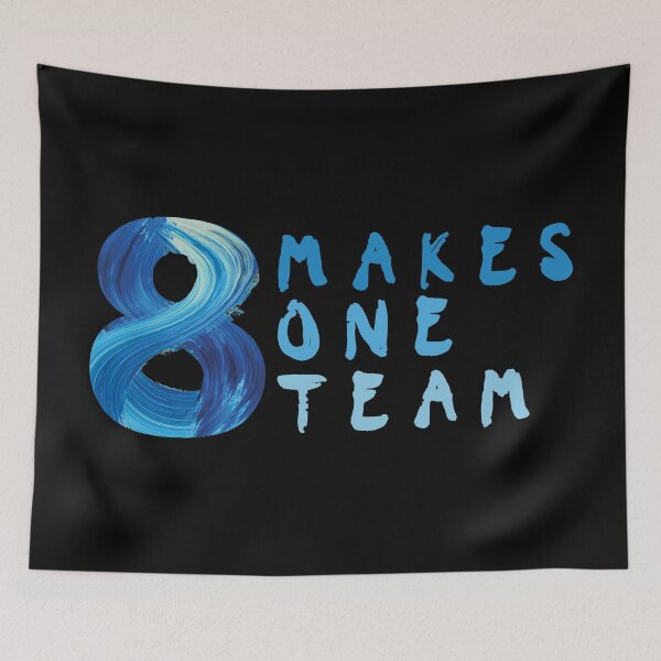 Item preview, 8 MAKES 1 TEAM Eight Makes One Team Ateez  designed and sold by SugarSaint.