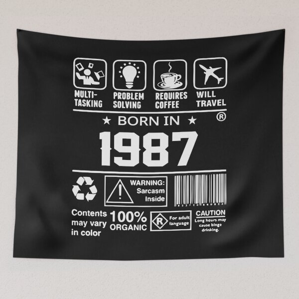 Item preview, 1987 Birthday Party Organic  designed and sold by tina789.
