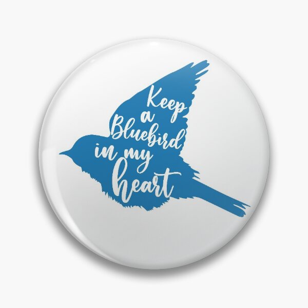 Item preview, Keep a bluebird in my heart designed and sold by PinkAnchor.