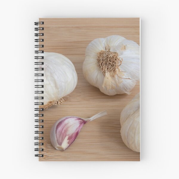 Item preview, Pieces of white garlic bulbs and one clove designed and sold by krisgreenwood.