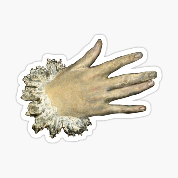 El caballero de la mano en el pecho Pegatina