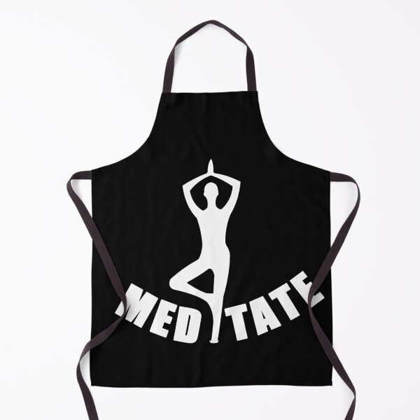 Item preview, Meditate yoga pose black and white #2 designed and sold by Roy Store.