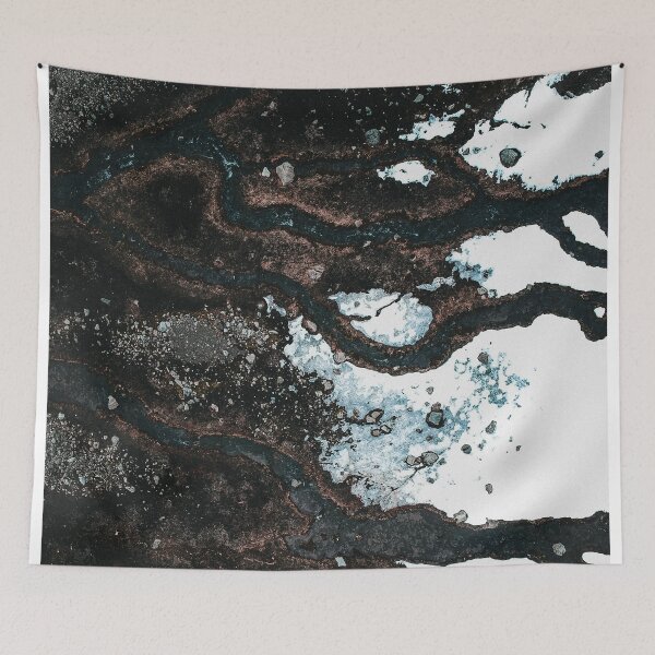 Item preview, mountain river meeting the snow designed and sold by LouisaLilja.