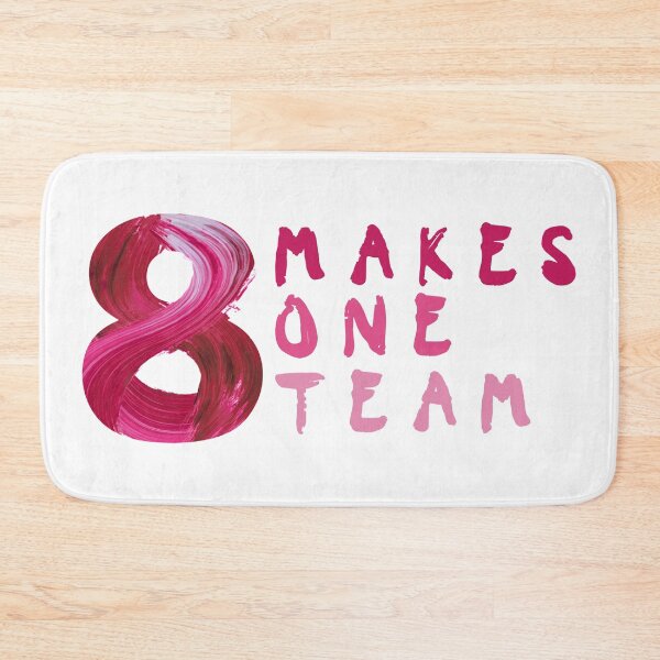 Item preview, 8 MAKES 1 TEAM Eight Makes One Team Ateez Pink designed and sold by SugarSaint.