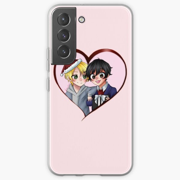 Banana Fish AshEiji Ash Lynx Eiji Okumura Christmas design cute winter chib Samsung Galaxy Soft Case