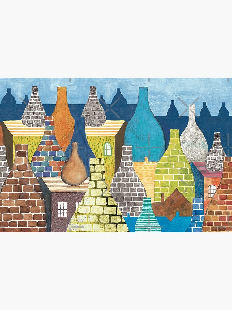 "STOKE ON TRENT POTTERIES" Art Print for Sale by shelleyjayne Redbubble