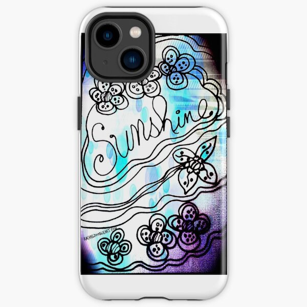 Rachel Doodle Art - Sunshine iPhone Tough Case