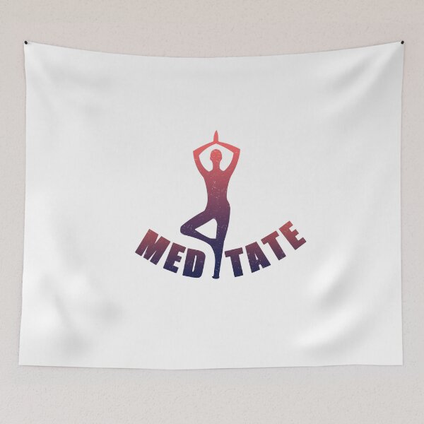 Item preview, Meditate yoga pose gradient #2 designed and sold by Roy Store.
