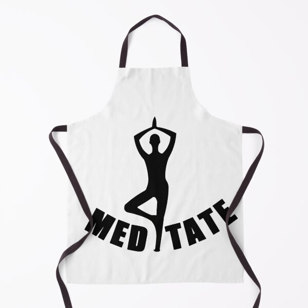 Item preview, Meditate yoga pose black and white #1 designed and sold by Roy Store.