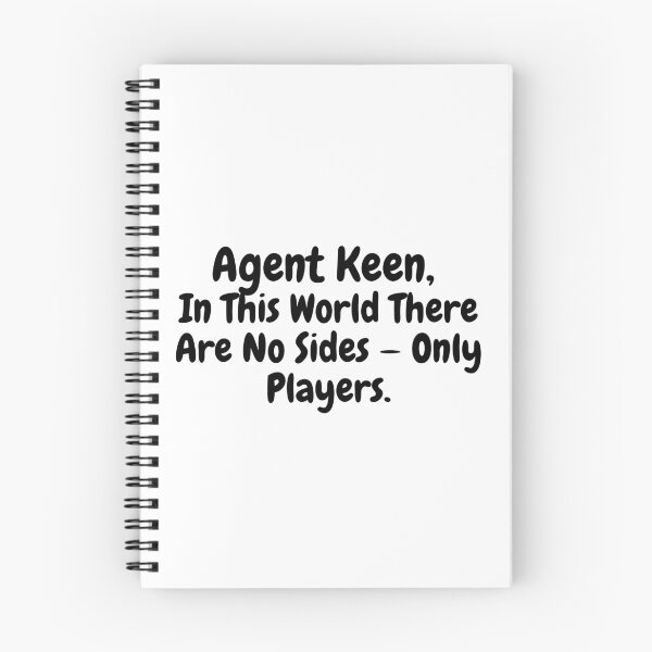 Item preview, Agent Keen, In This World There Are No Sides - Only Players.  designed and sold by simplysharon.