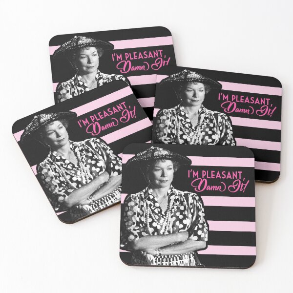 Item preview, Ouiser Steel Magnolias I'm Pleasant Damn It 80s Movie Quote V2 Stripes designed and sold by gunsnhoney.