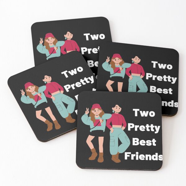 Item preview, Two Pretty Best Friends | Gift For Friend | Gift For Christmas designed and sold by BECOOOL.