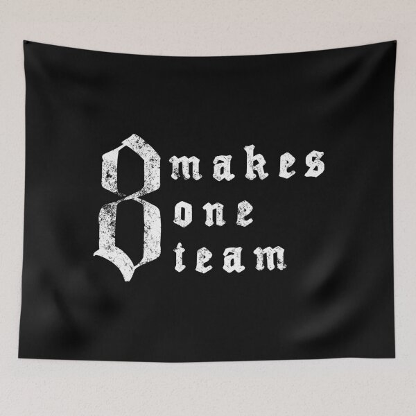 Item preview, 8 MAKES 1 TEAM Eight Makes One Team Ateez Goth Punk designed and sold by SugarSaint.