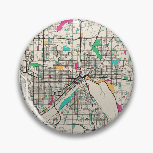 Item preview, Saint Paul, Minnesota Street Map designed and sold by A Deniz Akerman.