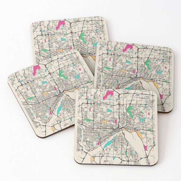 Item preview, Saint Paul, Minnesota Street Map designed and sold by A Deniz Akerman.