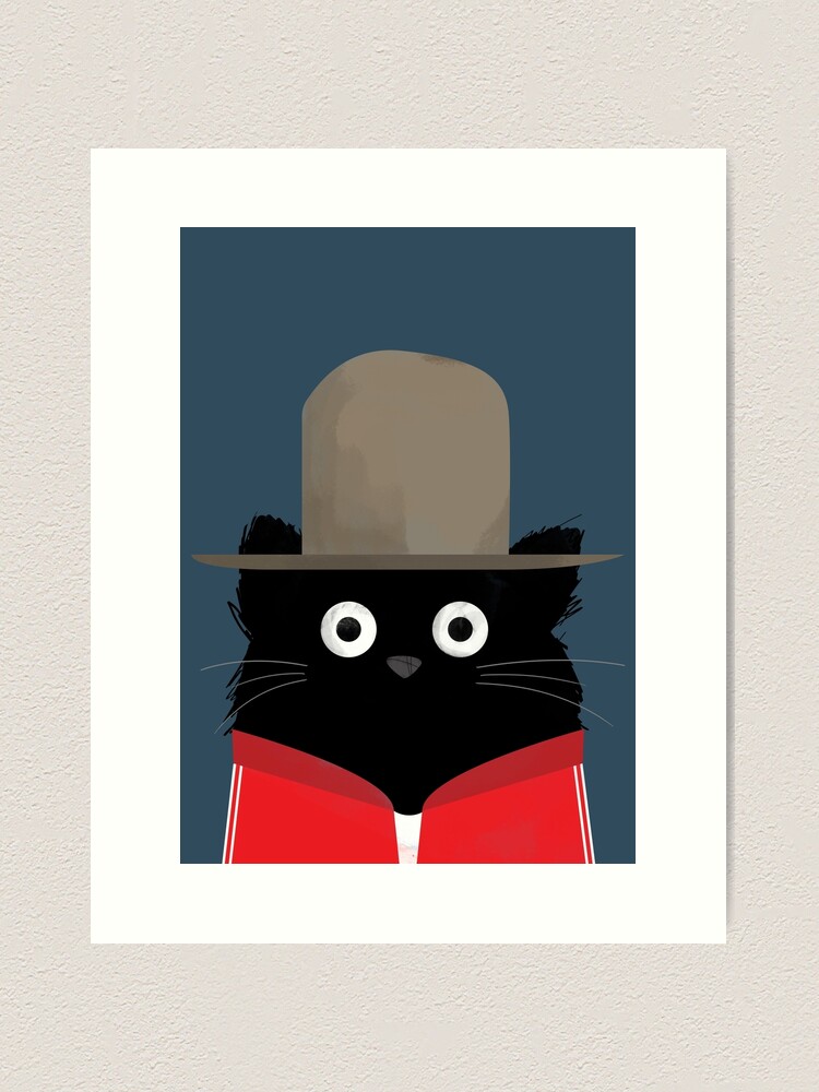 Alternate view of Cat Pharrell Art Print