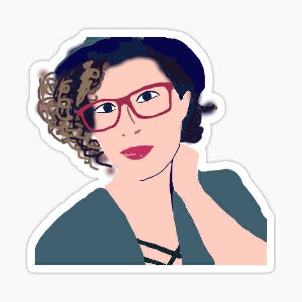 Red Glasses - Character Sticker