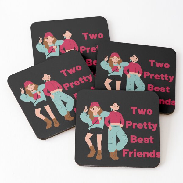 Item preview, Two Pretty Best Friends | Gift For Friend | Gift For Christmas designed and sold by BECOOOL.
