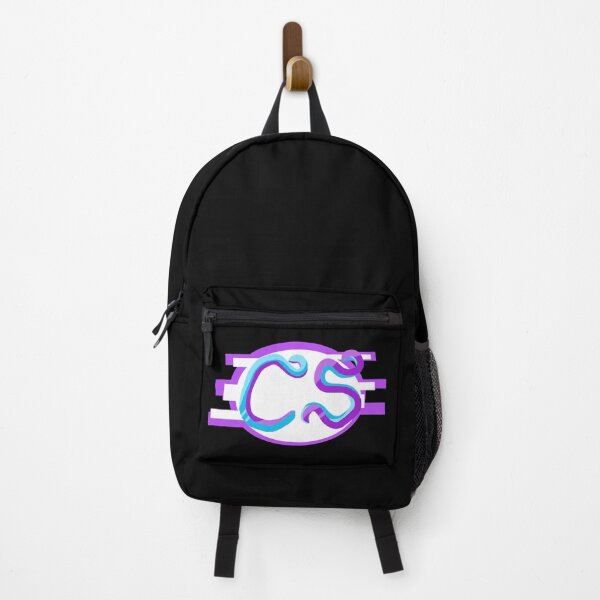 Item preview, CassieStudios CS Glitch Logo - Black designed and sold by CassieStudios.