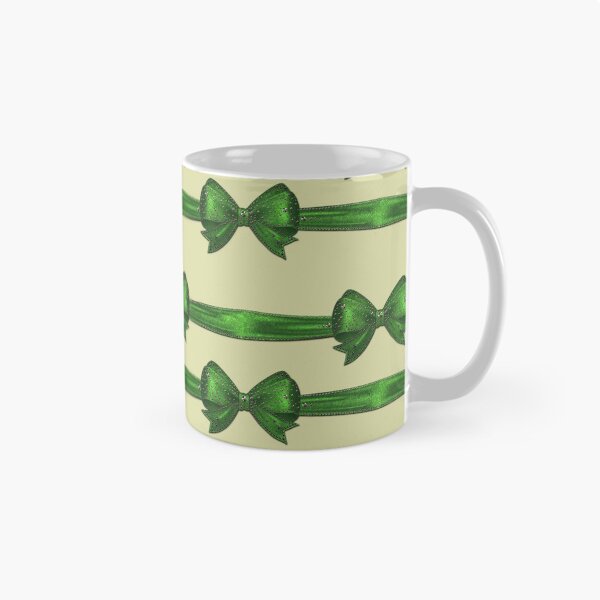 Item preview, Green pattern - festive gift ribbons designed and sold by GlamourChick.