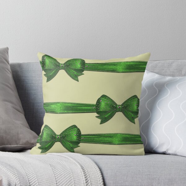 Item preview, Green pattern - festive gift ribbons designed and sold by GlamourChick.