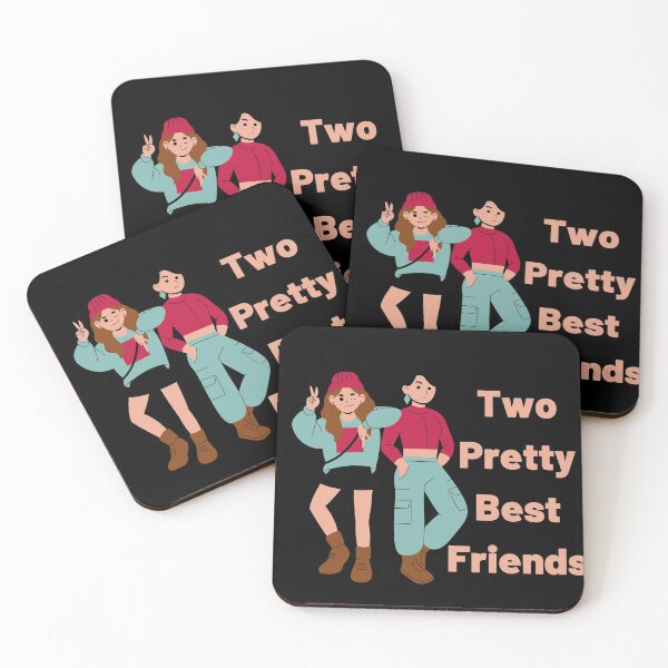 Item preview, Two Pretty Best Friends | Gift For Friend | Gift For Christmas designed and sold by BECOOOL.