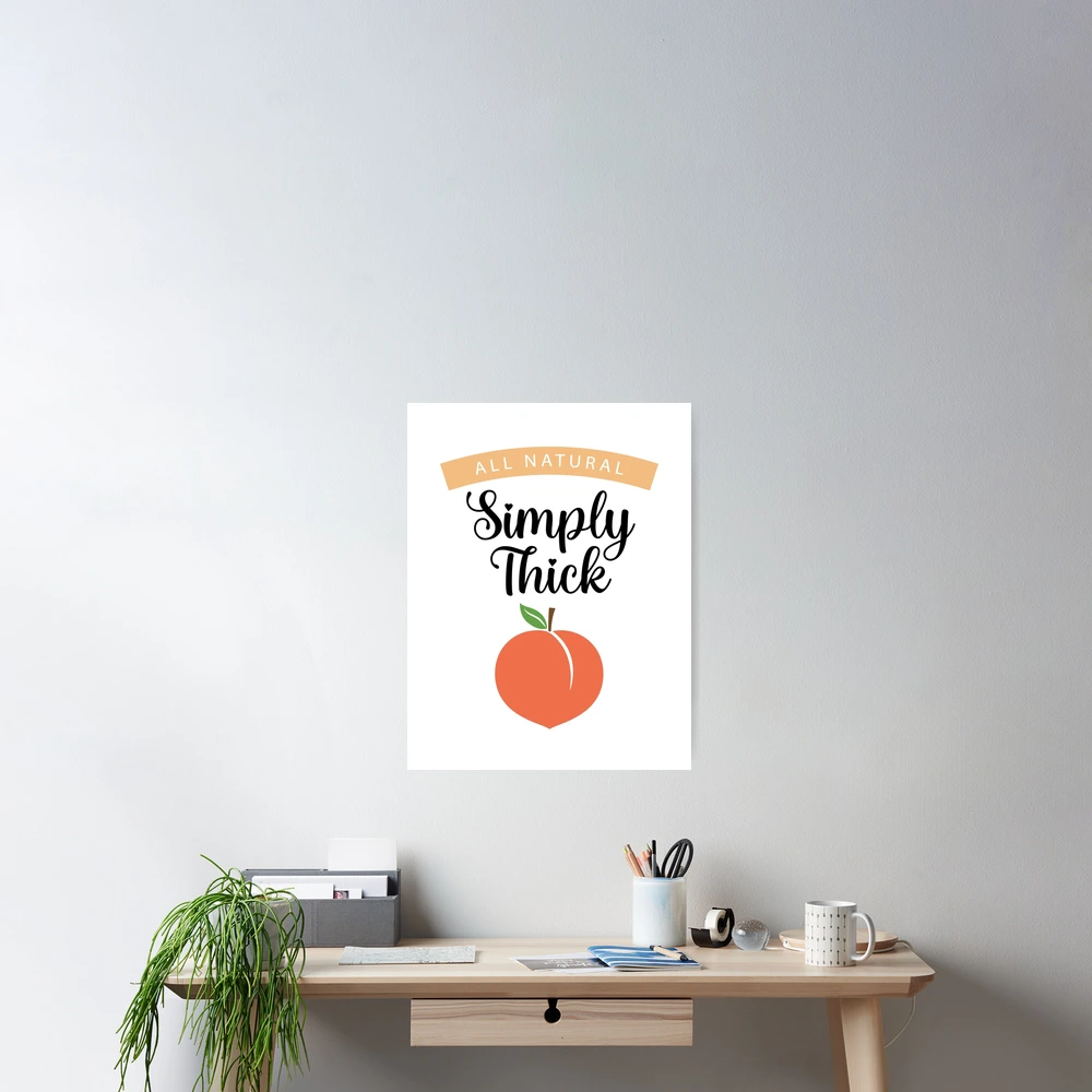 Simply Thick Sticker for Sale by kjanedesigns