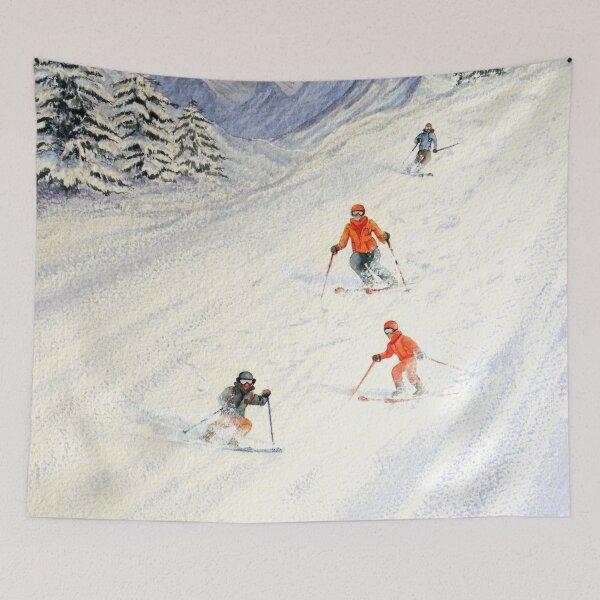 Item preview, Skiing Family On The Slopes designed and sold by William Holkham.