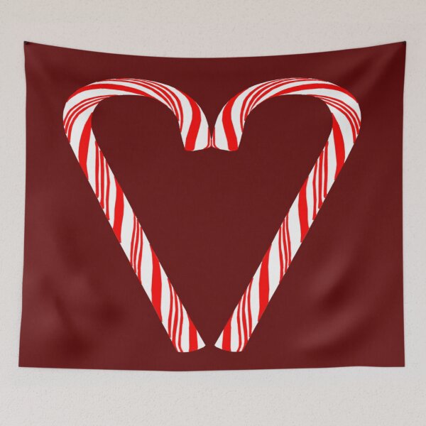 Item preview, Peppermint Christmas Candy Cane Heart designed and sold by Deborah Camp.