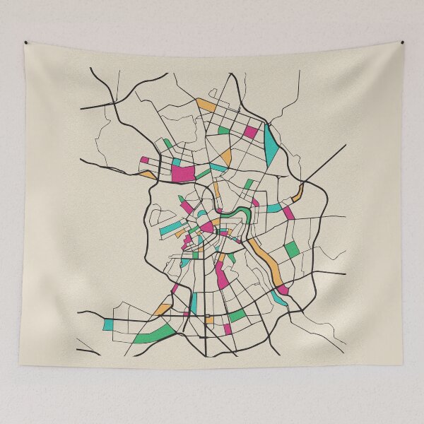 Item preview, Saint Petersburg, Russia Street Map designed and sold by A Deniz Akerman.