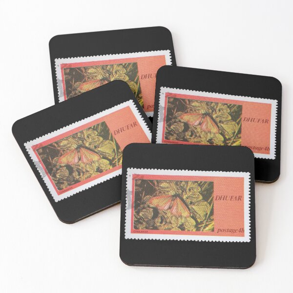 Item preview,  Tyria Jacobaeae Butterfly Vintage Stamp  designed and sold by StampCollection.