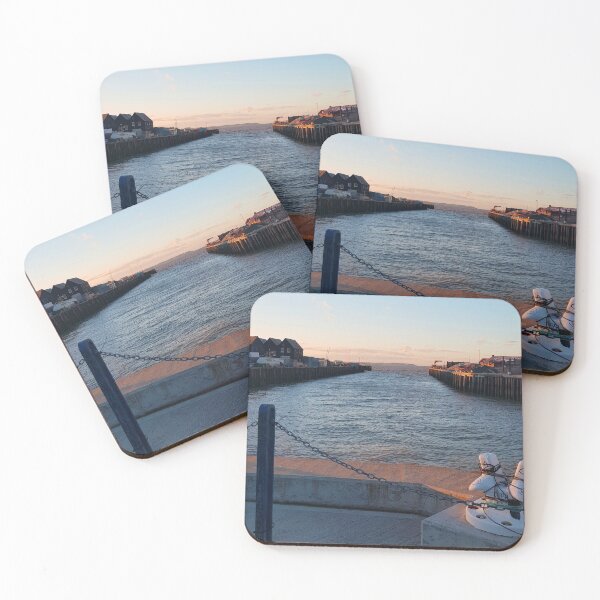 Item preview, Whitstable UK beach coastal harbour harbor sunset designed and sold by ShuckedLondon.