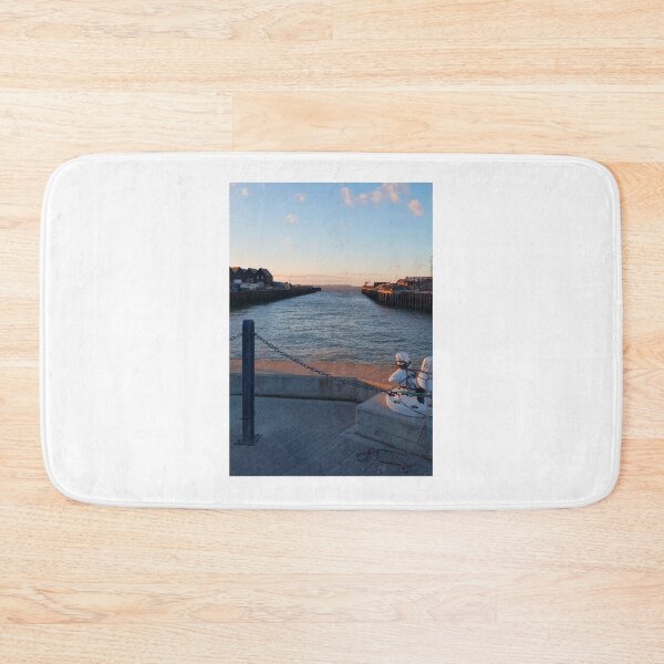 Item preview, Whitstable UK beach coastal harbour harbor sunset designed and sold by ShuckedLondon.