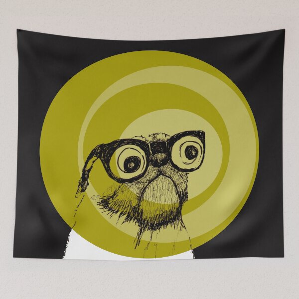 Item preview, Funky Hypno Pug  designed and sold by Furbabynanigans.